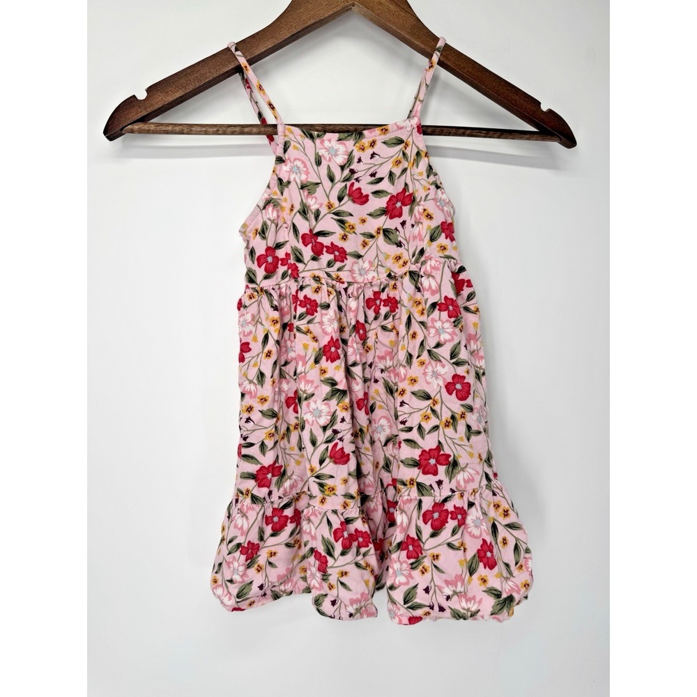 Old Navy Printed Tiered Cami Dress Pink Floral Spring pictures church graduation